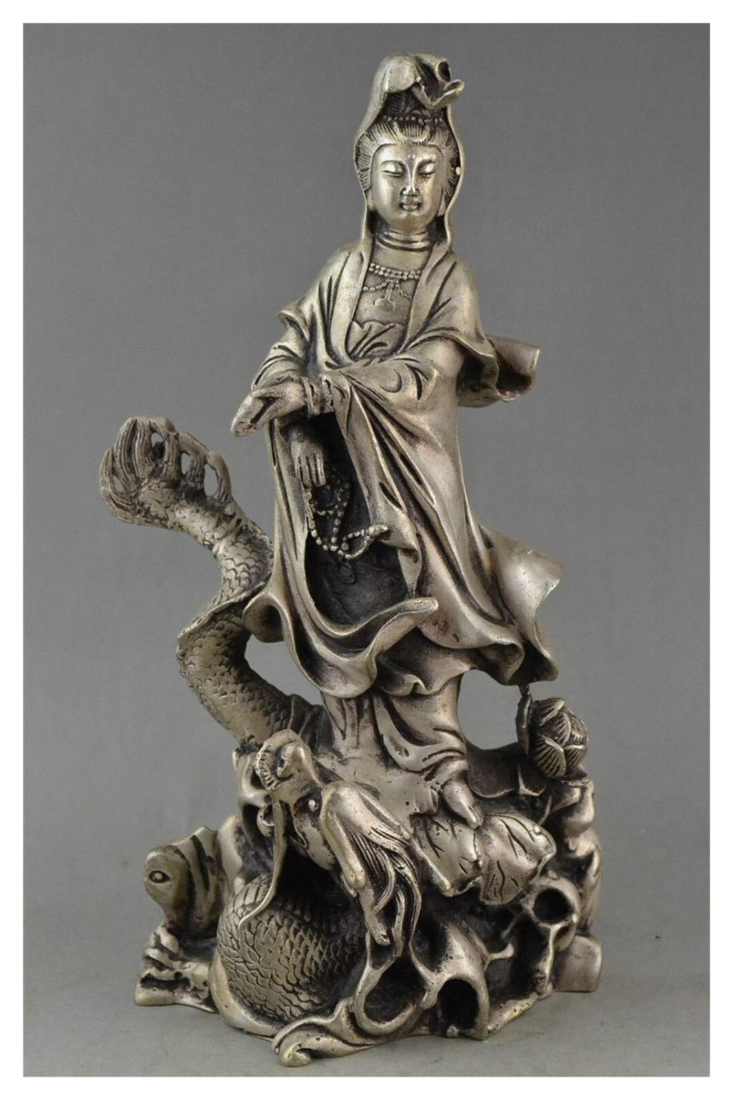 Amazon｜観音菩薩像 仏の装飾品 観音菩薩の祝福 仏像 古代中国の宮尾